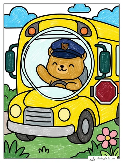 Colored example of this coloring page