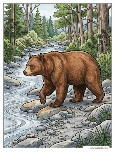 Colored example of this coloring page