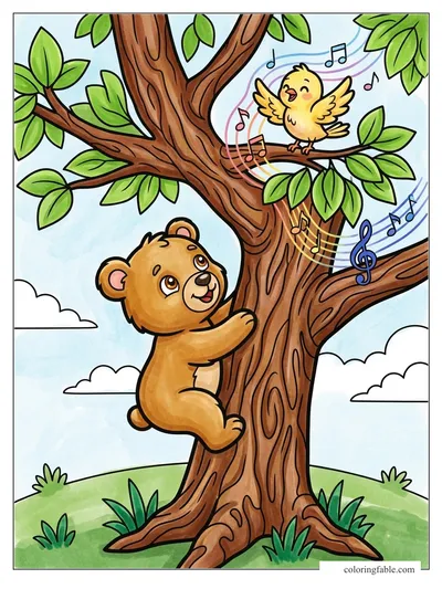 Colored example of this coloring page