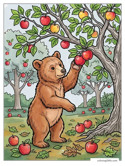 Colored example of this coloring page
