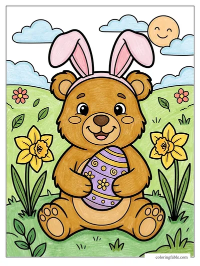 Colored example of this coloring page