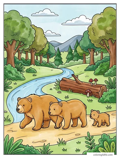 Colored example of this coloring page