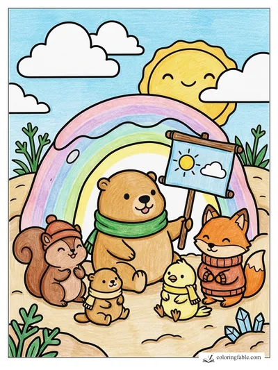 Colored example of this coloring page