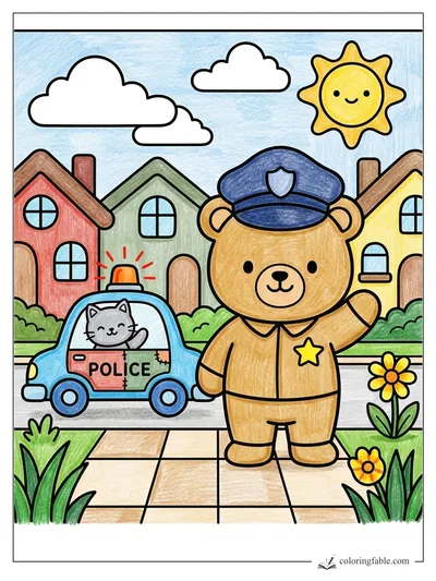 Colored example of this coloring page