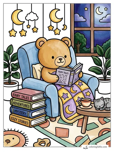 Colored example of this coloring page
