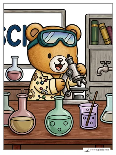 Colored example of this coloring page