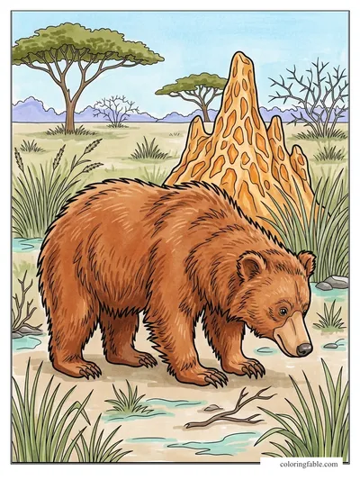 Colored example of this coloring page