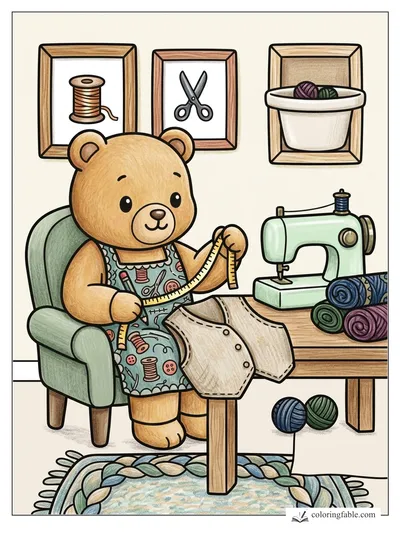 Colored example of this coloring page