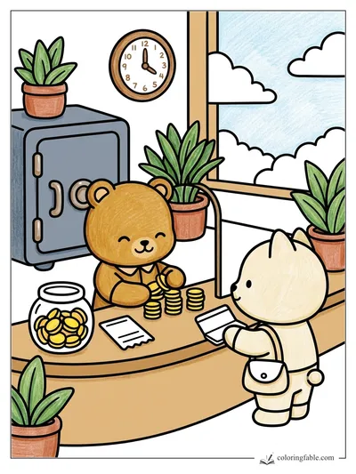 Colored example of this coloring page