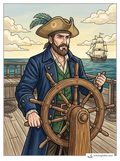 Colored example of this coloring page