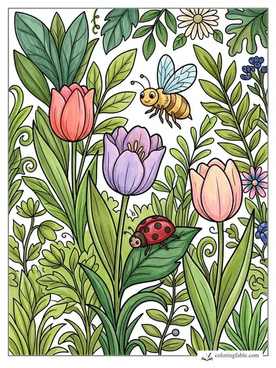 Colored example of this coloring page