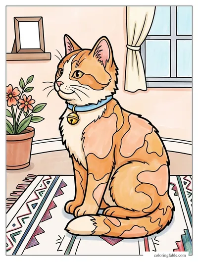 Colored example of this coloring page