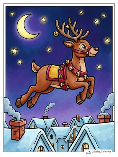Colored example of this coloring page