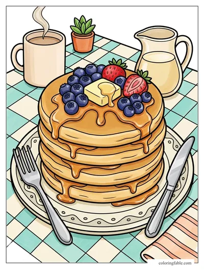 Colored example of this coloring page