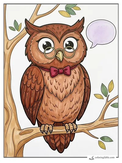 Colored example of this coloring page