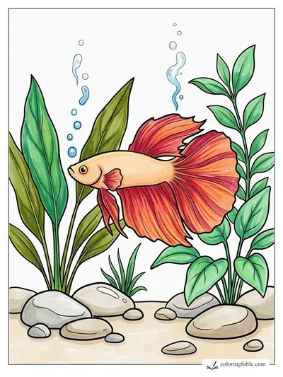 Colored example of this coloring page