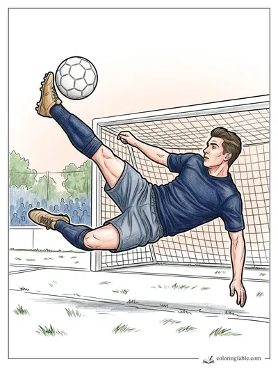 Colored example of this coloring page