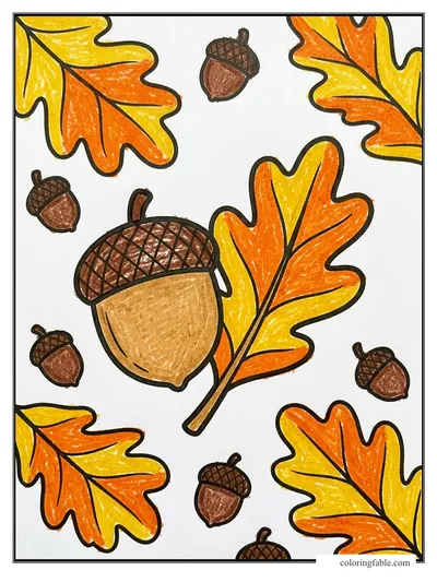 Colored example of this coloring page