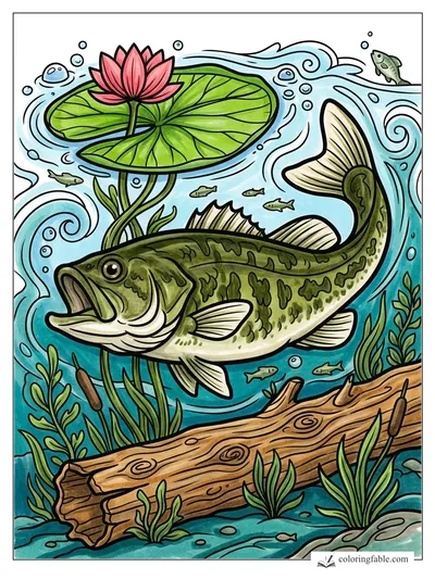 Colored example of this coloring page