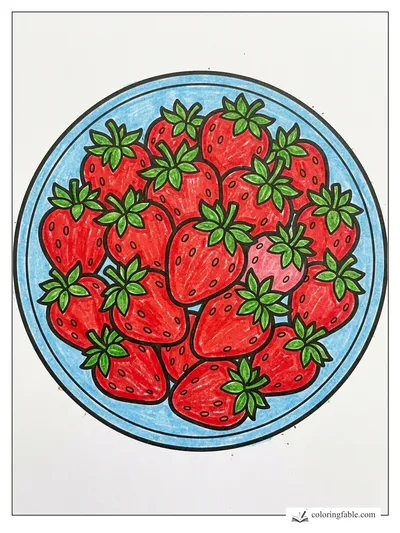 Colored example of this coloring page