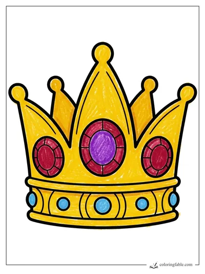 Colored example of this coloring page