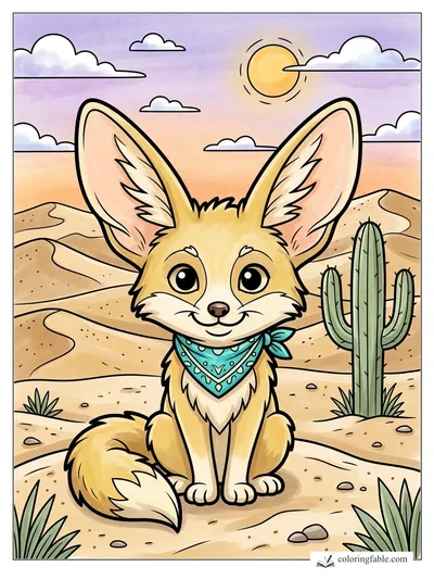 Colored example of this coloring page