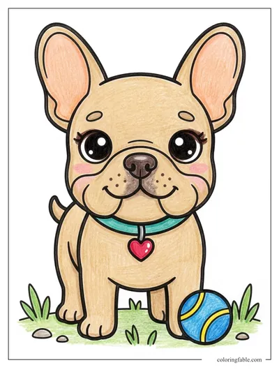 Colored example of this coloring page