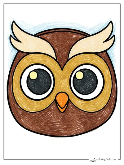 Colored example of this coloring page