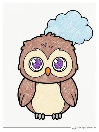 Colored example of this coloring page