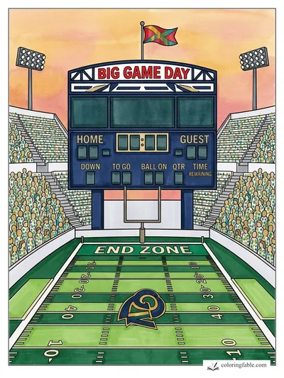 Colored example of this coloring page