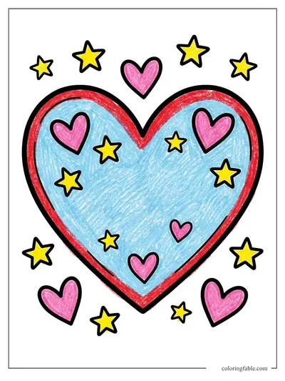Colored example of this coloring page
