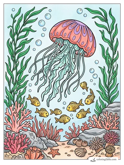 Colored example of this coloring page