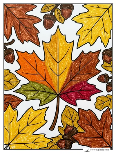 Colored example of this coloring page