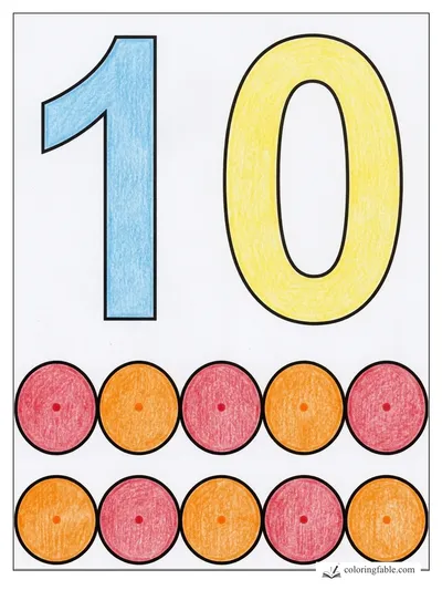 Colored example of this coloring page