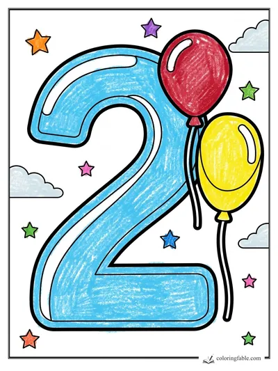 Colored example of this coloring page