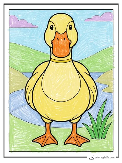 Colored example of this coloring page