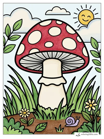 Colored example of this coloring page