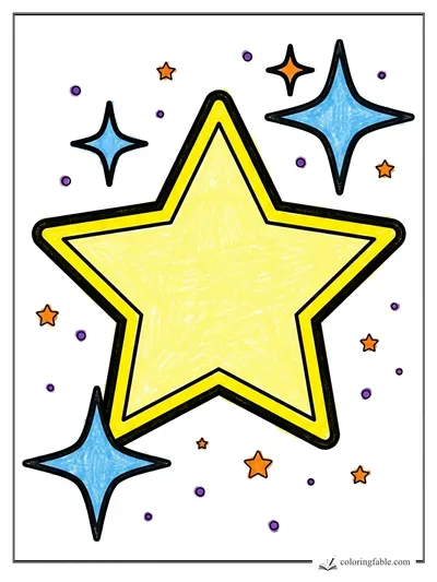 Colored example of this coloring page