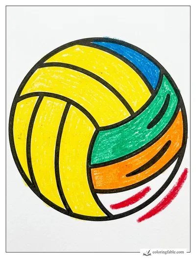 Colored example of this coloring page