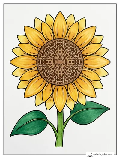 Colored example of this coloring page
