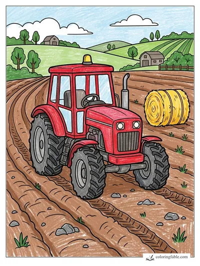 Colored example of this coloring page