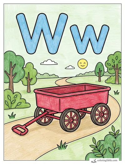 Colored example of this coloring page
