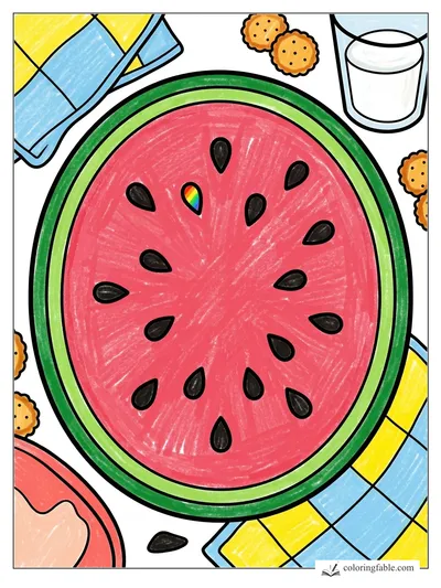 Colored example of this coloring page