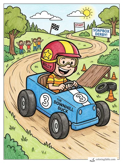 Colored example of this coloring page