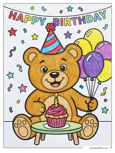 Colored example of this coloring page