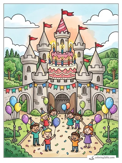 Colored example of this coloring page