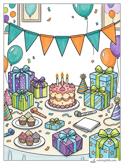 Colored example of this coloring page