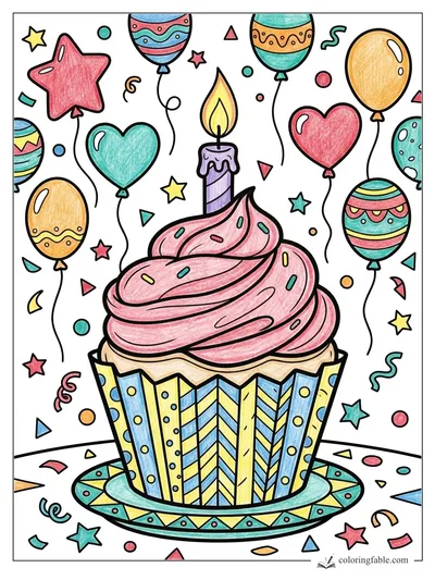 Colored example of this coloring page