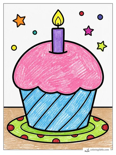 Colored example of this coloring page
