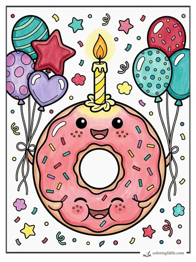 Colored example of this coloring page